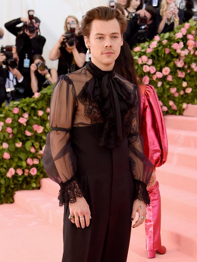 Frilly Harry Styles. Picture: Getty Images