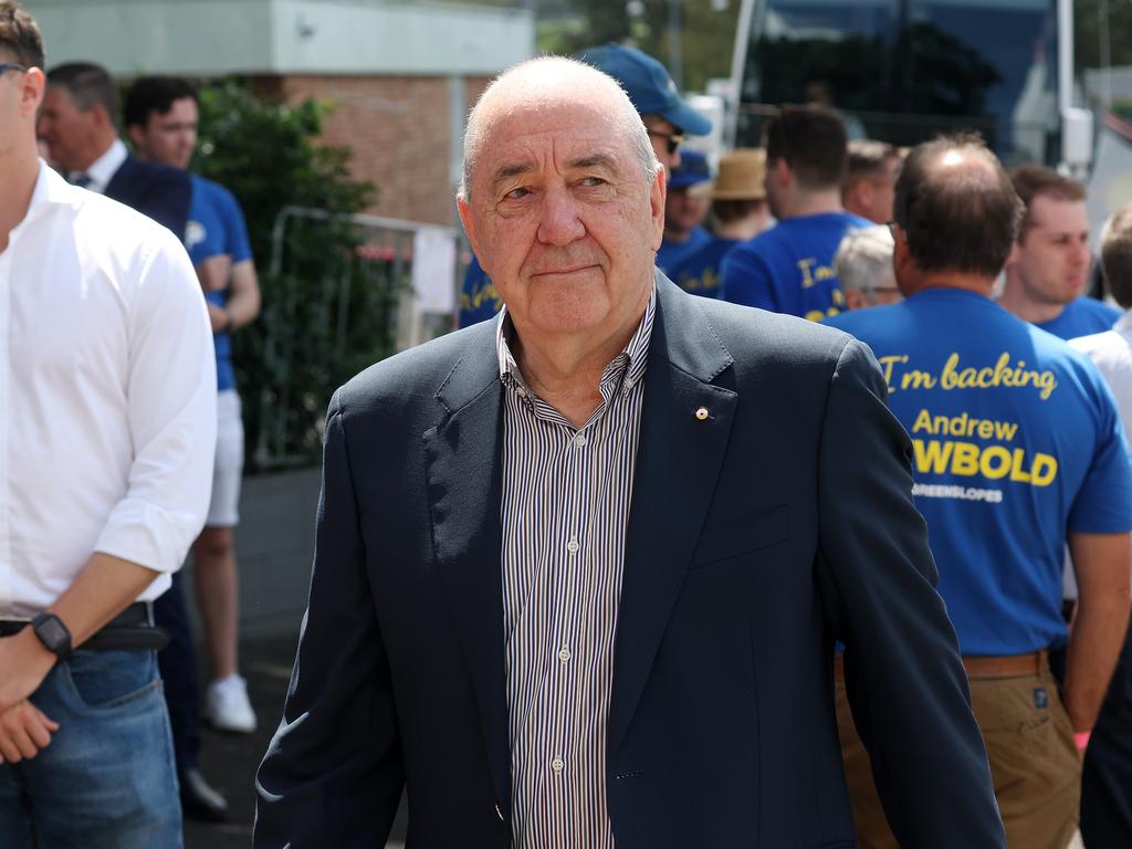 Former premier Rob Borbidge at the LNP campaign launch. Picture: Liam Kidston