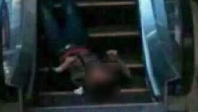 Photo of shopping mall inYan'an city, Shaanxi province, China where three men were attacked, one was reportedly beheaded. Photos were from Weibo, according to the site Sina English.