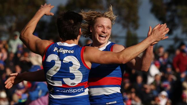 Cody Weightman, captain of the Bulldogs, the AFL team backed by cryptocurrency exchange CoinSpot. Picture: Michael Klein.