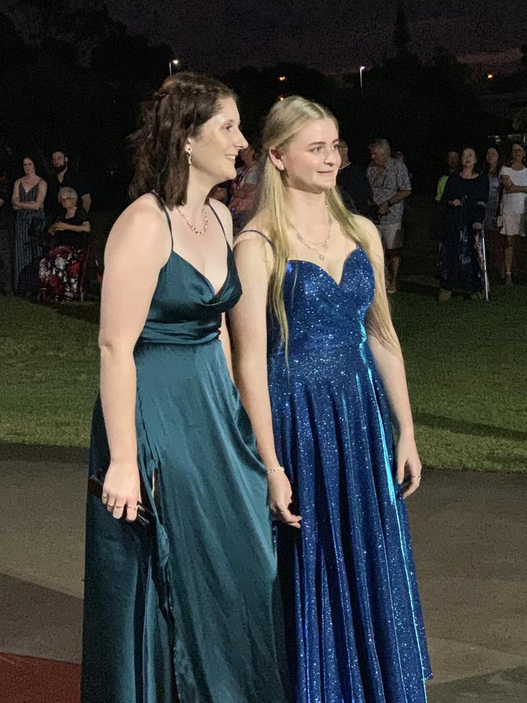 The students arrive at the St James Lutheran College formal.