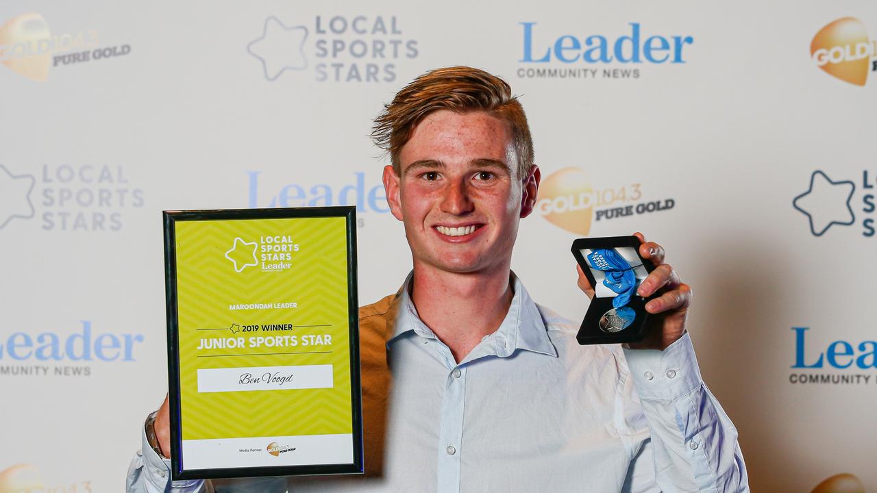 Maroondah Leader Junior Sports Star Ben Voogd.