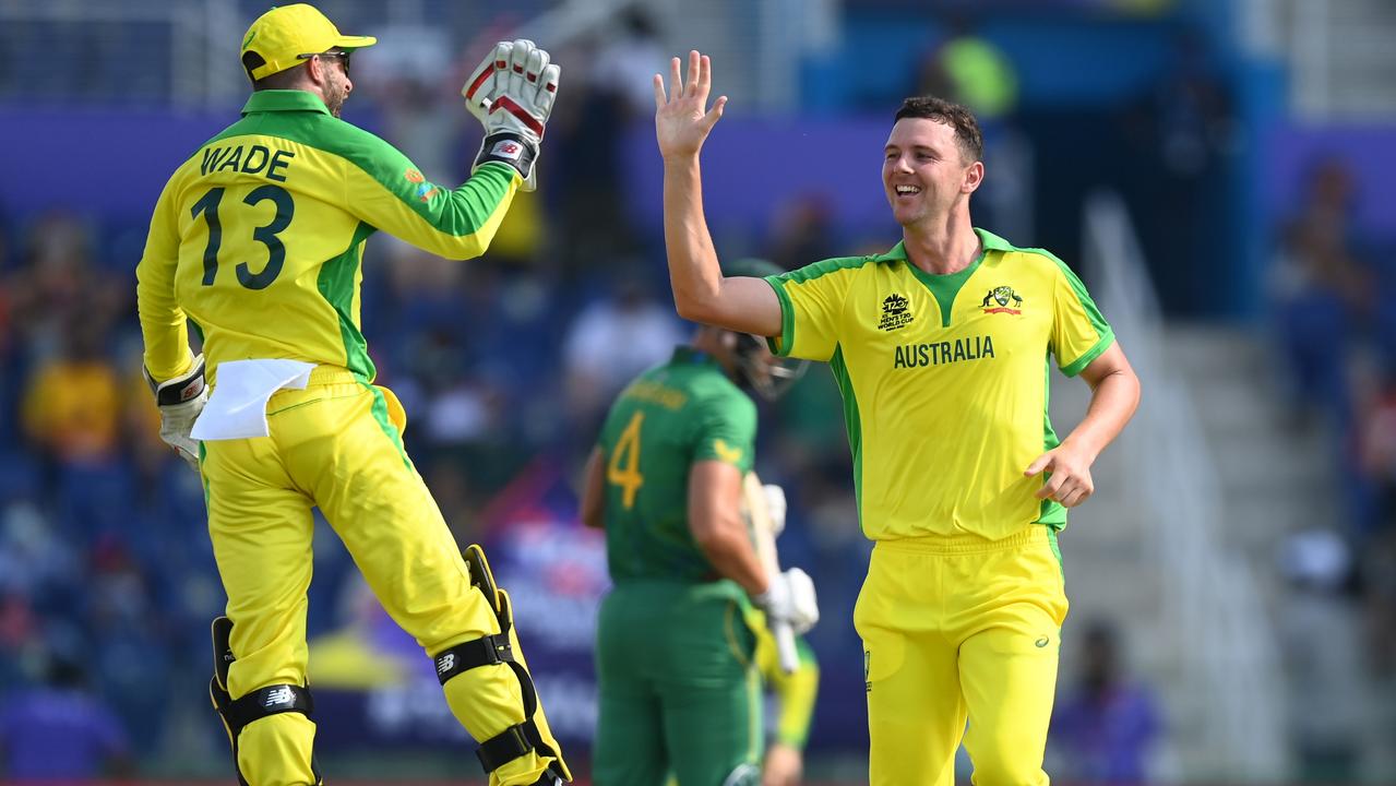 Josh Hazlewood strangled the Proteas with his tight, economical bowling.