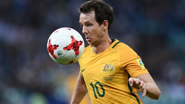 Robbie Kruse gave the Socceroos more bite up front. AFP Photo