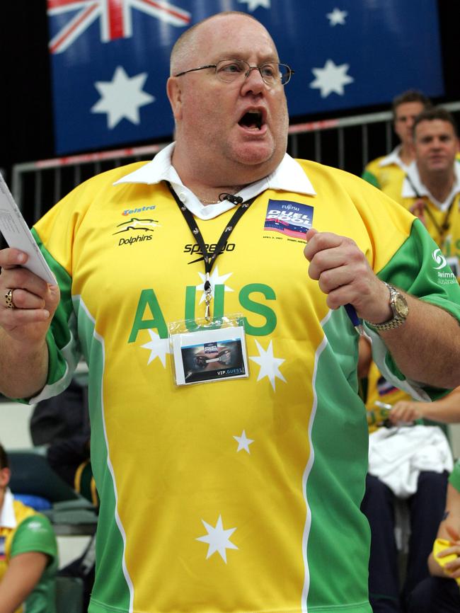 Australian swimming team’s former head coach Alan Thompson.