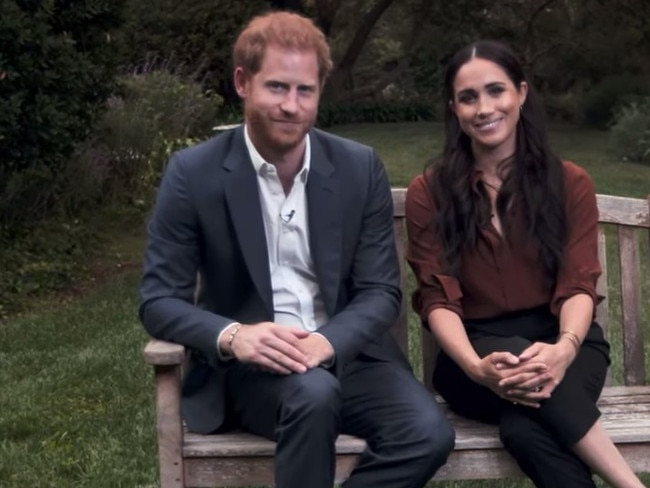 Prince Harry and Meghan Markle faced criticism after urging Americans to register to vote in the upcoming US election. Picture: Time Magazine