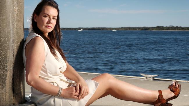 High schoolteacher Sabrina Collins claims she has been cyber-bulled by Gable Tostee and his girlfriend. Picture: NIGEL HALLETT