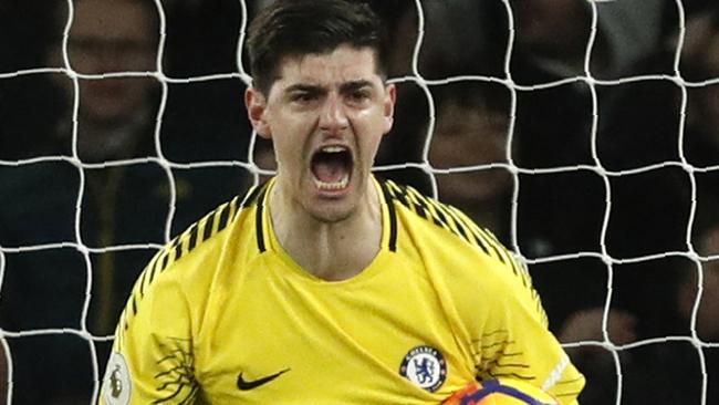 Thibaut Courtois got his switch to Spain and Real Madrid ... eventually. Picture: AFP.