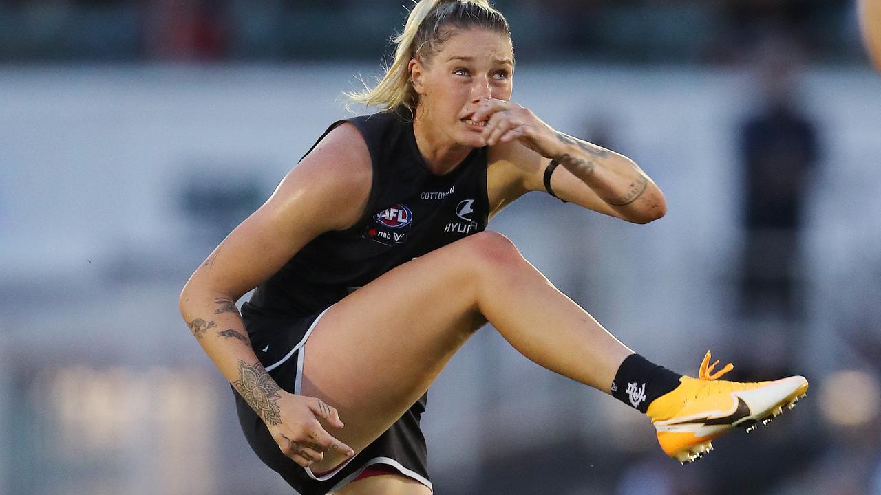 Tayla Harris is on the lookout for a new club.