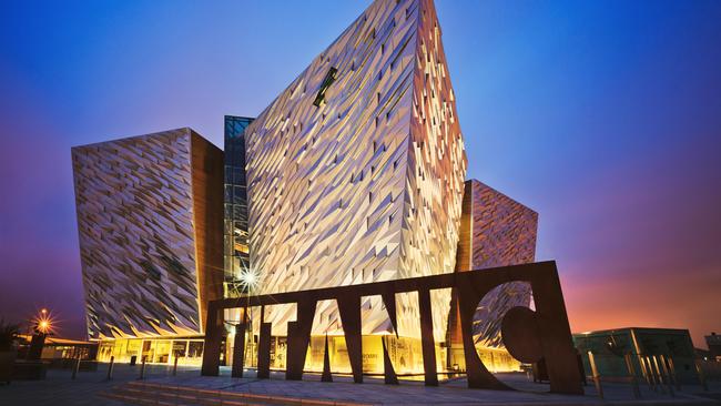 The beating heart of the Titanic Quarter is the $200 million Titanic Belfast. Picture: Alamy.