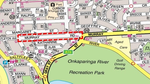 Onkaparinga council are planning to undertake improvements to Murray Road between Witton Road and Gawler Street, Port Noarlunga. Picture: Supplied