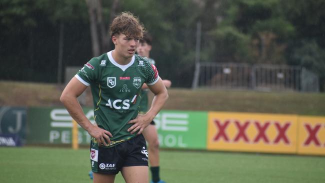 Finn Kendall. Cyril Connell Challenge game between the Ipswich Jets and Wide Bay Bulls. Saturday March 11, 2023. Picture, Nick Tucker.