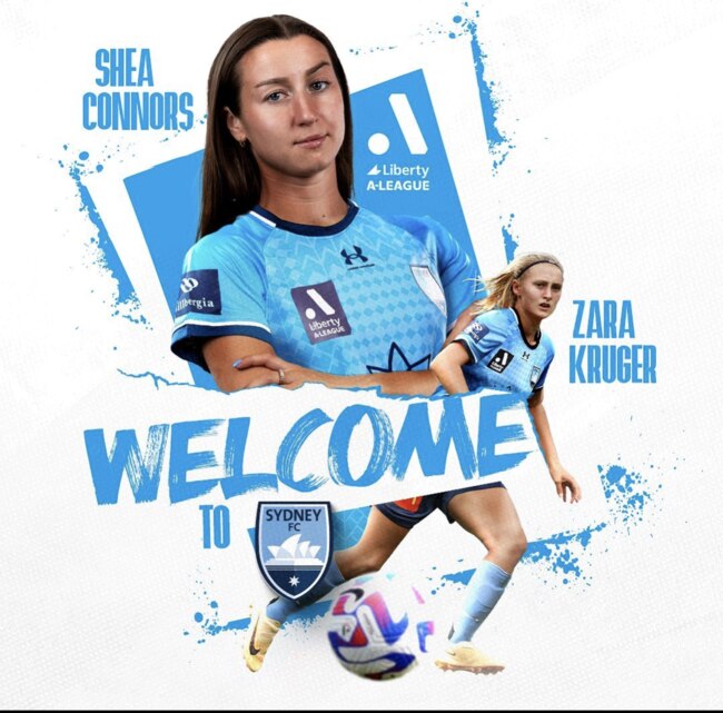 Soccer starlet Zara Kruger signs with Sydney FC (Photo: Instagram/ Sydney FC)