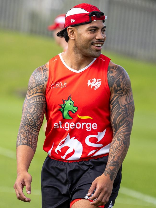 St George Illawarra forward Hame Sele. Picture: Courtesy St George Illawarra