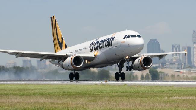 Brisbane Airport, Tiger Airways, Tigerair jet