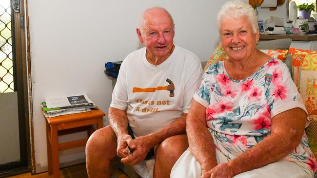 Virginia and Lyle Brown of Empire Vale used grants and all their savings to return home. Picture: Cath Piltz