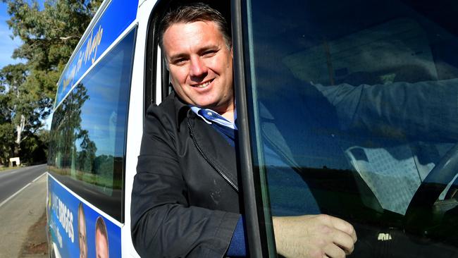 Jamie Briggs has been hired as an adviser by the federal Liberal Party. Picture: Keryn Stevens