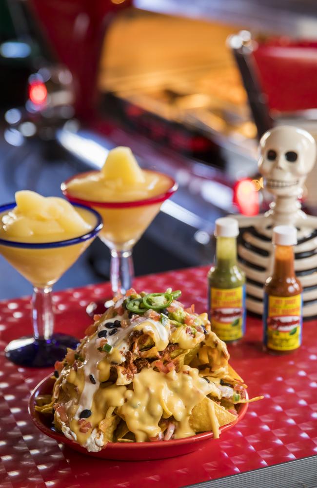 Some of the food and drinks on offer at El Camino Cantina South Bank.