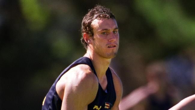 Ryan Fitzgerald at Adelaide Crows training session.