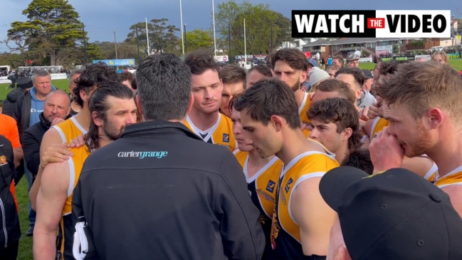 Frankston YCW coach delivers final speech