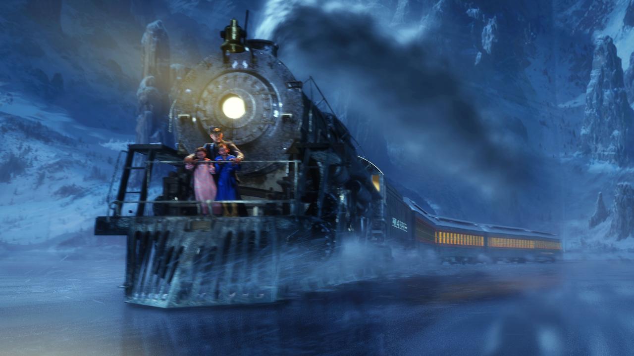 Scene from the animated film The Polar Express.