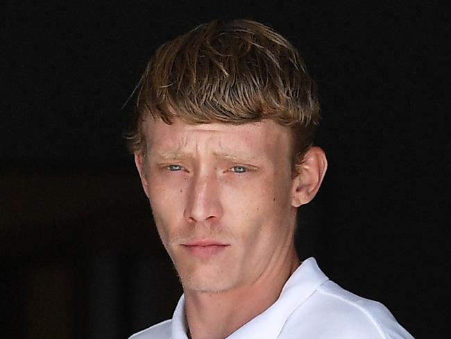 Angus Peter Harry leaves Maroochydore Court House. Picture: Patrick Woods.