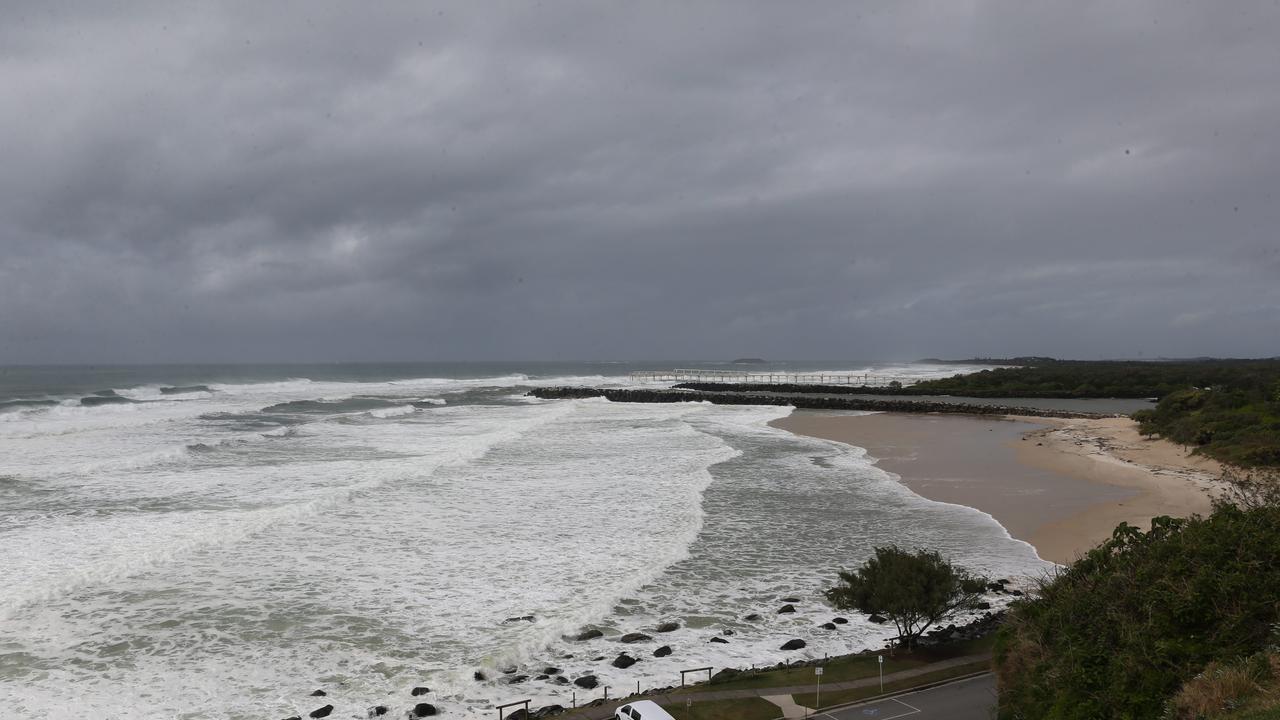 Erosion at DBah and Snapper Rocks. Picture: Mike Batterham