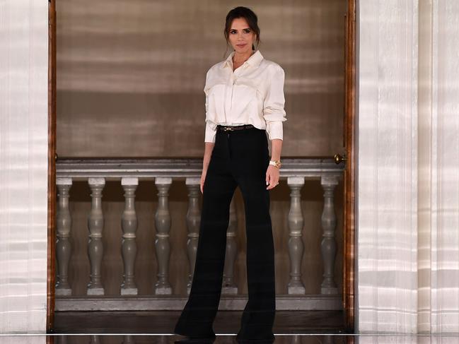 Agi Akur formed a special bond with British designer Victoria Beckham. Picture: AFP