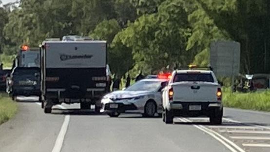 Mackay. Emergency crews were called to a head-on crash on the Bruce Highway at Kuttabul about 2.40pm on December 28. Picture: BMA CQ Rescue