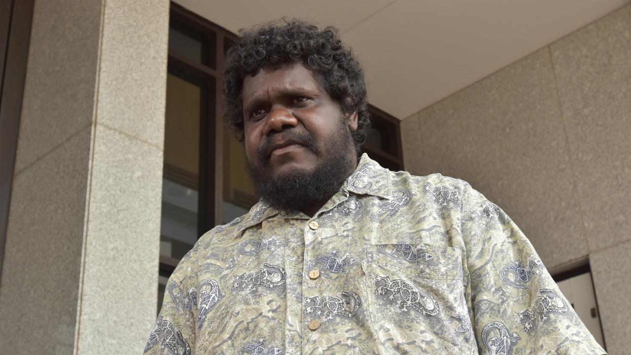 Mirarr Traditional Owner Corben Mudjandi met with the NT Chief Minister and Mining Minister on Friday, April 19, over the proposed Jabiluka mine lease extension. Picture: Zizi Averill