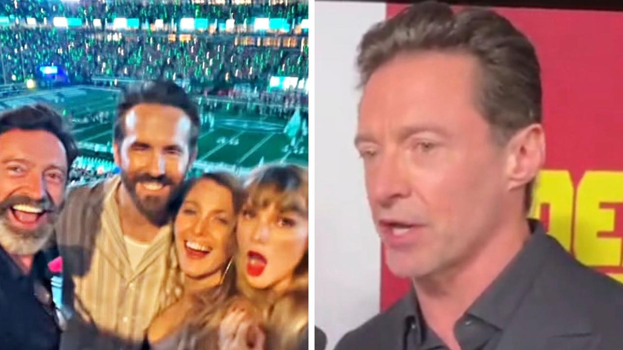 Hugh Jackman says attending NFL game with Taylor Swift didn’t help him ‘feel great about career’