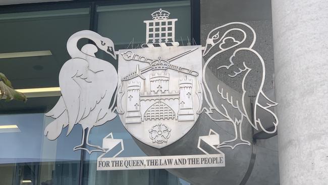 The ACT Magistrates Court coat of arms. Picture: Julia Kanapathippillai