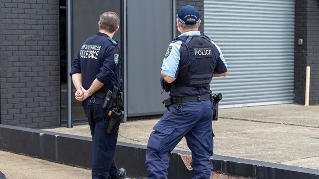 One of the Australian Border Force contractors was stabbed in the cheek and neck. Picture Thomas Lisson