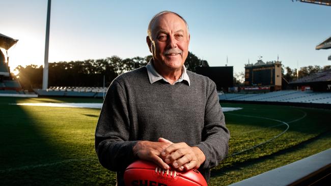 Malcolm Blight reflects atAdelaide Oval. Picture: Matt Turner