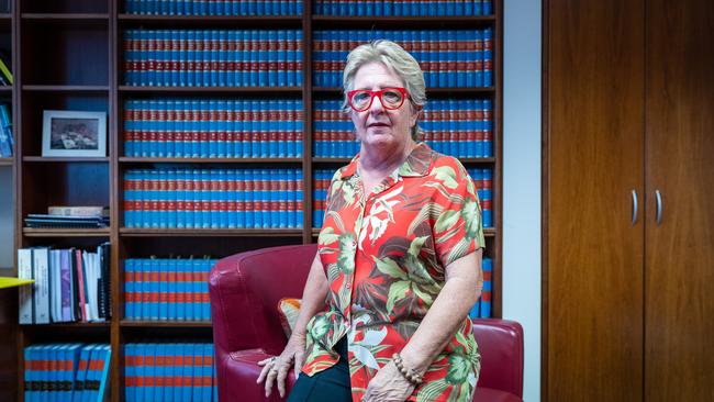 Northern Territory Supreme Court judge Justice Judith Kelly pictured in her chambers in Darwin.