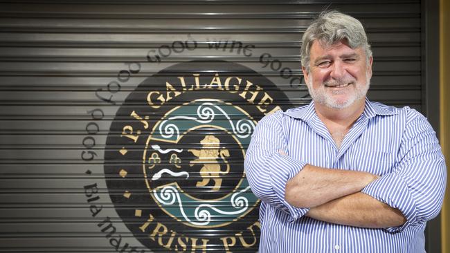 Patrick Gallagher at the new PJ Gallagher’s Liverpool. Picture: MELVYN KNIPE