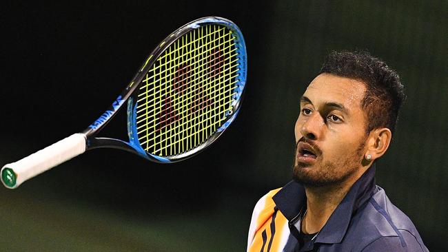 Nick Kyrgios is no longer Australia’s top-ranked men’s player. Pic: AFP