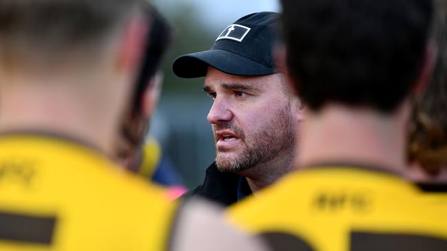 Rowville coach Ben Wise. (Photo by Josh Chadwick)