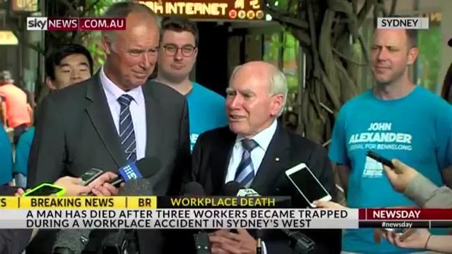 Howard says John Alexander has show courage in the by-election