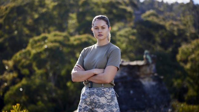Isabelle Cornish on SAS Australia. Picture: Jeremy Grieve