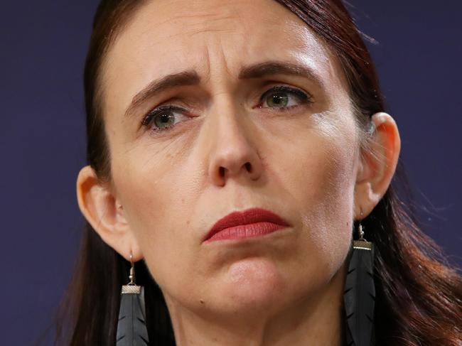 SYDNEY, AUSTRALIA - JULY 08: NZ Prime Minister Jacinda Ardern speaks during a joint press conference with Australian Prime Minister Anthony Albanese on July 08, 2022 in Sydney, Australia. It is the first Australia-New Zealand leaders' meeting to be held since before the coronavirus pandemic. (Photo by Lisa Maree Williams/Getty Images)