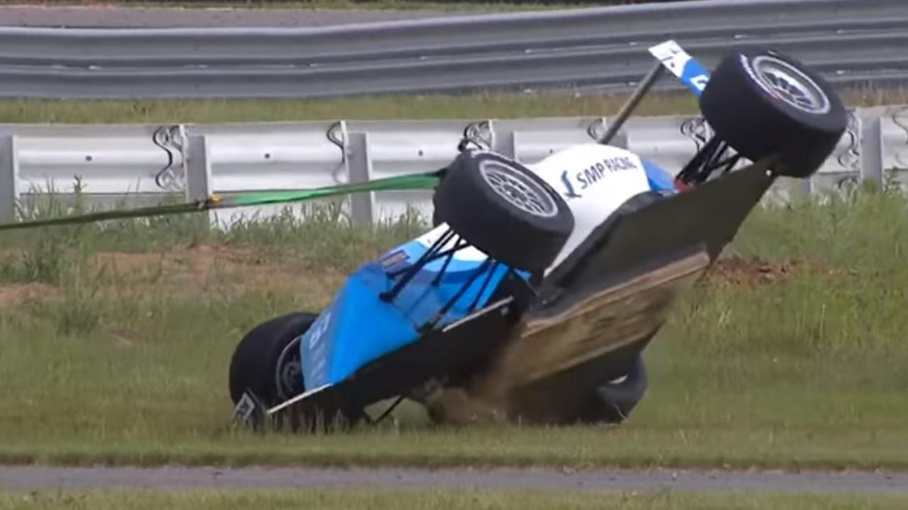 Russian F4 racer Mikhail Belov's day is about to get even worse …