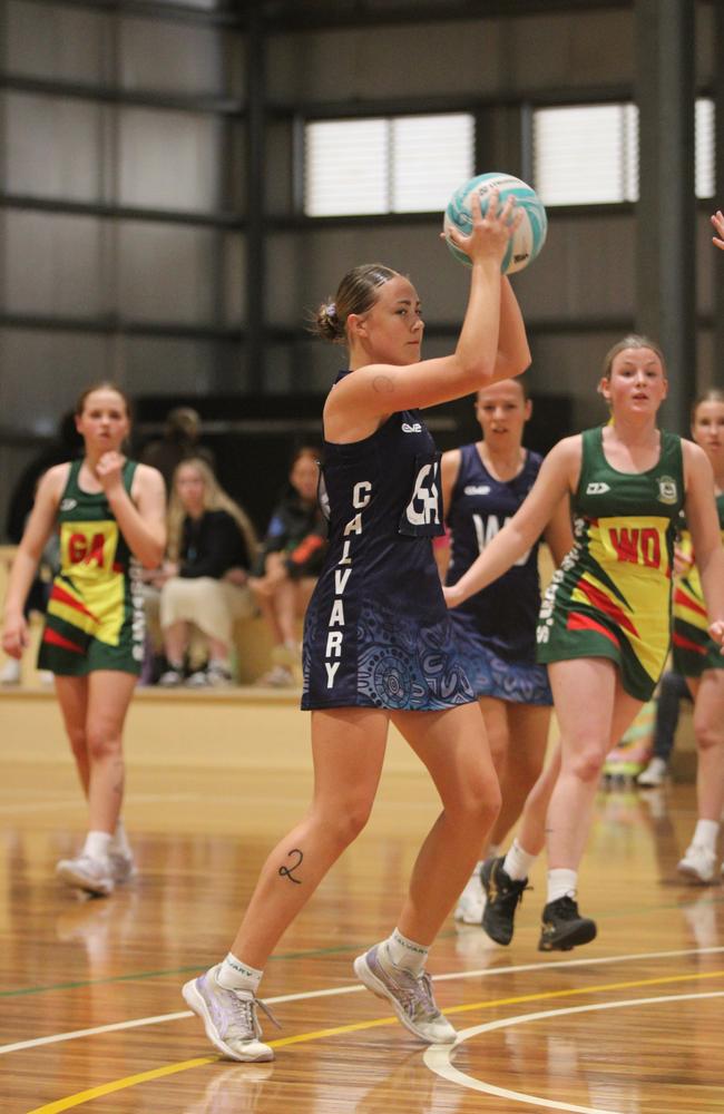 QISSN 2024 pool match between Calvary Christian College and St Joseph's College