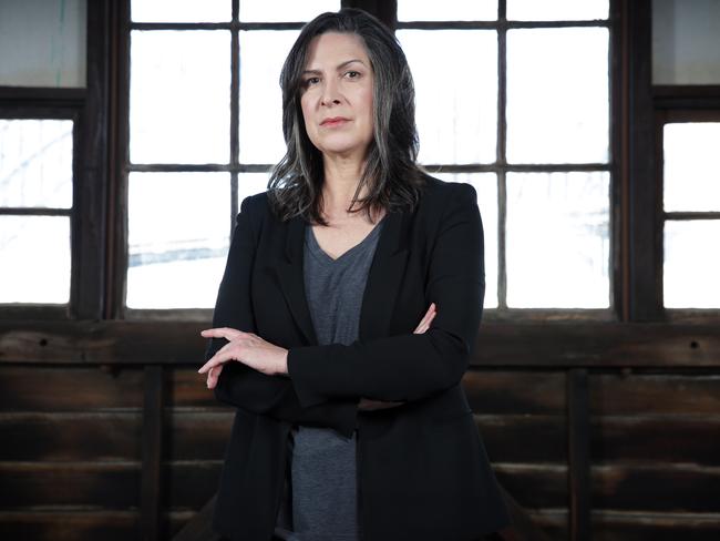 Pamela Rabe accepted her award via video message. Picture: Christian Gilles