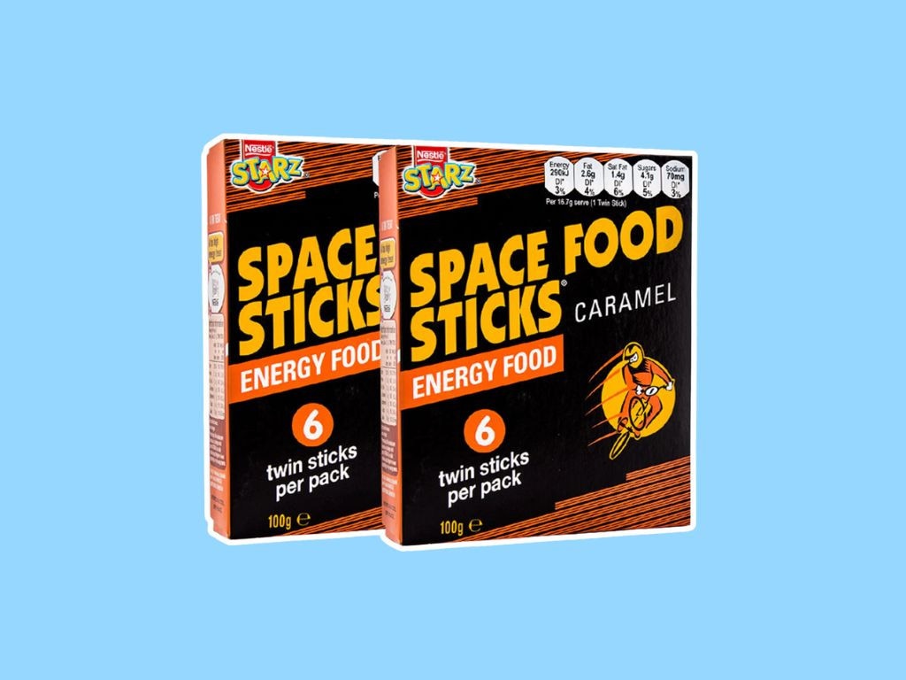 Space Food Sticks – These chewy, astronaut-inspired bars came in chocolate and caramel flavours but disappeared after decades on Aussie shelves. First sold in the 1960s, they were discontinued in the 2010s after a brief revival.