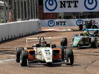 ON TRACK: Toowoomba's Cameron Shields puts his car to the test during the Grand Prix of St Petersburg in the Cooper Tires USF2000 Championship. Picture: Chris Bucher