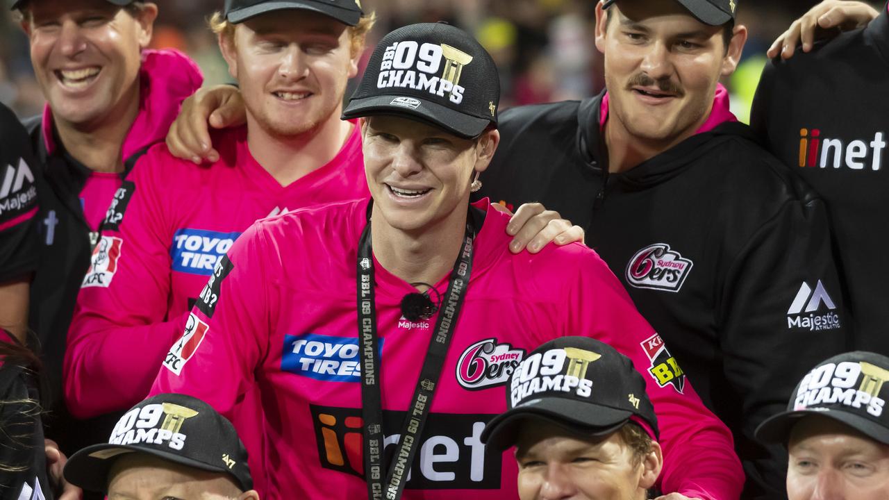Steve Smith won the BBL title with the Sixers in season 2019/20 (AAP Image/Craig Golding)