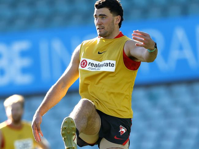 Tom McCartin during the Sydney Swans training session June 20, 2023. Photo by Phil Hillyard(Image Supplied for Editorial Use only - **NO ON SALES** - Â©Phil Hillyard )