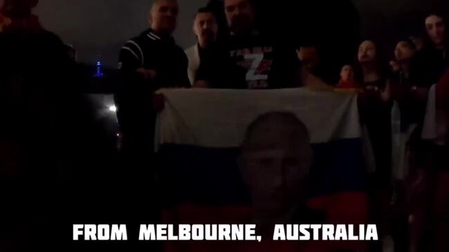 Novak Djokovic's father filmed with pro-Russia supporters