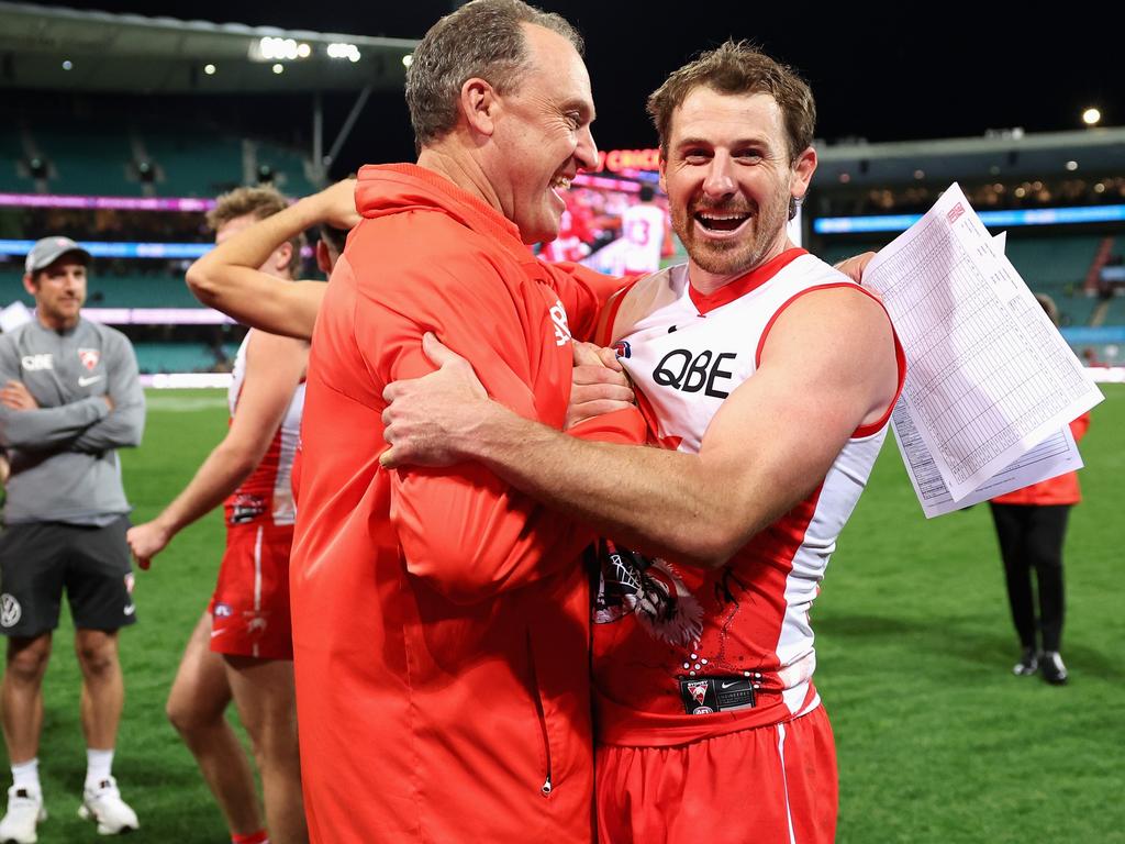 The Riverina product is a key part of the Swans’ push for a flag in 2024. Picture: Cameron Spencer/Getty Images